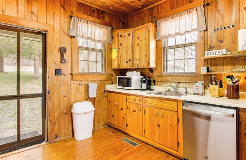 Greenwood Cabaña | Private Dock + Porch: Serene Lake Greenwood Escape