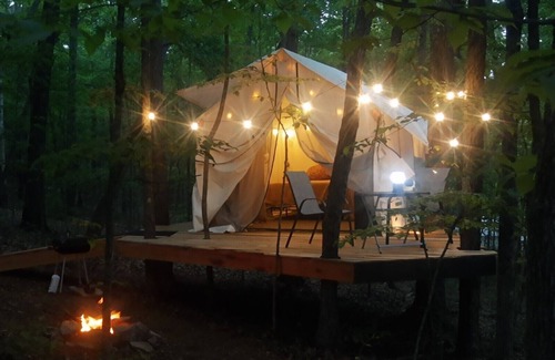 Ozone Alquiler De RV | Private East Tennessee Glamping Cabins in a Treehouse Campground Pet Friendly