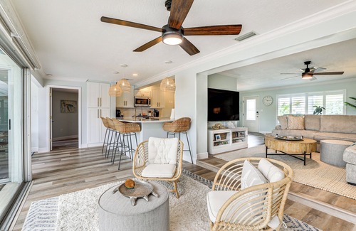 Palmetto Casa | Private Fishing Dock: Waterfront Palmetto Home!