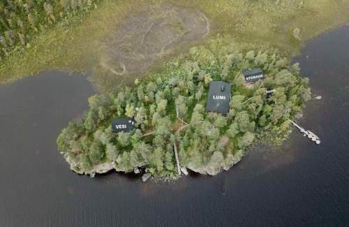 Inari Casa | Private Island VESI - The White Blue Wilderness Lodge