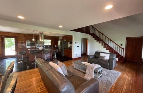 Morganton Casa | Private Lake Waterfront+ Dock, Sauna, Hot Tub