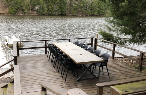 Mongaup Valley Casa | Private Lakefront, Dock Kayaks, Hot Tub, Game Room -Never leave the house!