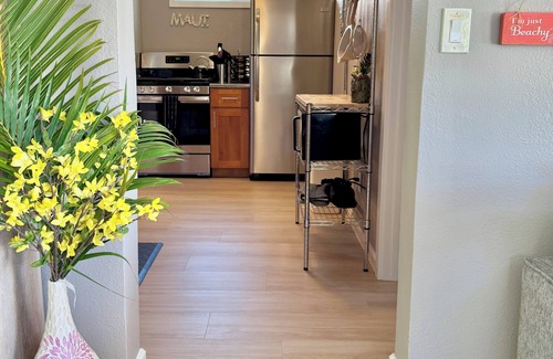 Kihei Cabaña | Privado moderno 1BR / 1BA Tropical Kihei Maui Cottage por la playa