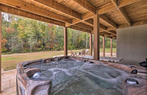 Purlear Casa | Private Mountain Creekside Cabin, with Hot Tub