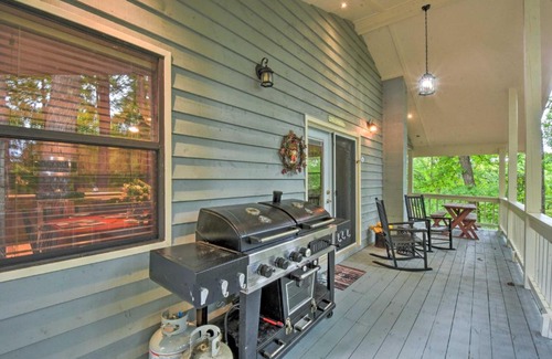 Hayesville Casa | Private Mountaintop Escape with Wraparound Deck