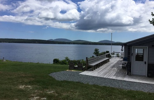 Lamoine Cabina | Private oceanfront cabin, quiet location, over looking Mount Desert Island