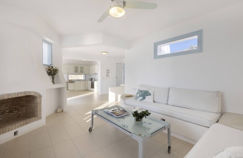 Nea Cryssi Akti Villa | Thea Villas 2, impresionantes vistas panorámicas al mar y al atardecer, piscina privada