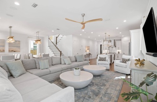 Seagrove Beach Casa | Private Pool, Spa, LSV, & Bikes! Steps to Beach! Sleeps 20!