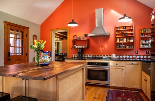 Cummington Casa | Private river-front home with tennis court and hot tub in the Berkshire hills!