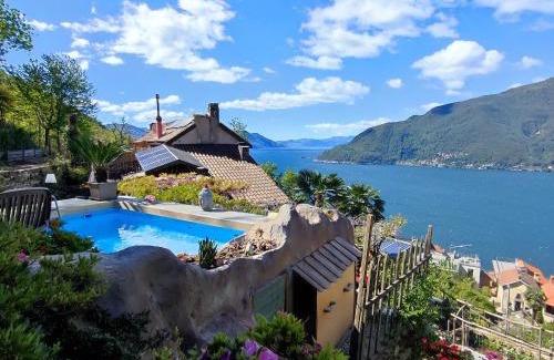 Maccagno Casa | Private Romantic Wellness Lake View Retreat- Whirlpool Hammam Spa e Piscina panoramica
