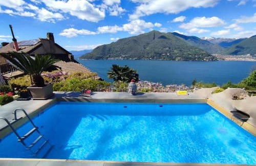 Maccagno Casa | Private Romantic Wellness Lake View Retreat- Whirlpool Hammam Spa e Piscina panoramica