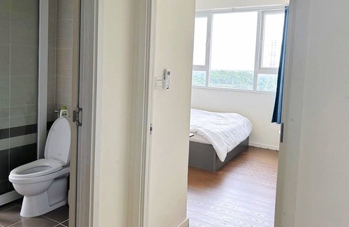 Nha Be Apartamento | Private Room + Bathroom in a 74m2 Apartment With Beautiful River/golfcourse View