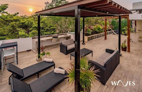 Barrio Zama Villa | Private Room Roof Garden W/nice Pool BBQ