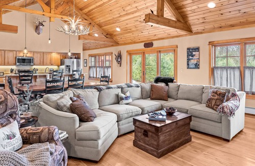 Olmstedville Casa | Private, secluded mountain home with a wood fireplace & screened deck