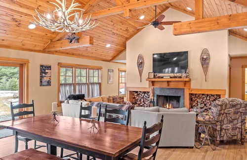 Olmstedville Casa | Private, secluded mountain home with a wood fireplace & screened deck