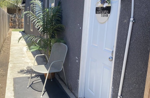 Tulare Casa | Private Studio with private entrance includes driveway parking space.
