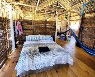 El Porvenir Casa | Private Traditional Hut on the water with 2 rooms
