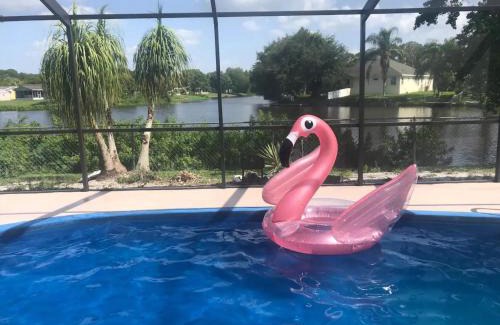 Lakewood Villas Casa | Private Tropical Waterfront Sanctuary w pool, hot tub & an island! Pet Friendly