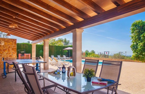 Portol Villa | Casa de vacaciones privada con piscina privada, A/C, WIFI, TV, patio, vista panorámica