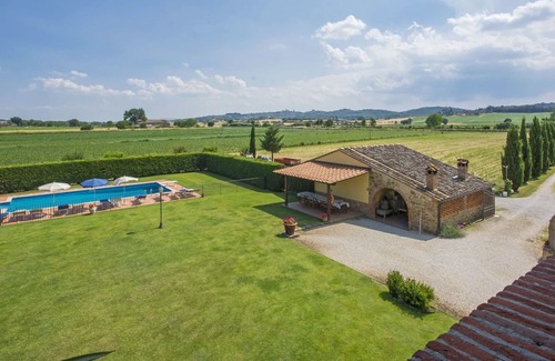 Marciano della Chiana Villa | Estupenda casa de vacaciones privada con piscina privada, WIFI, A/C, TV, patio, cerca de Arezzo