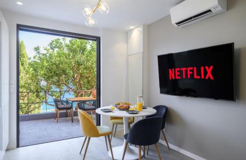 Cap d'Ail Apartamento | Proche Monaco, vue mer, accès plage et jardin privatif