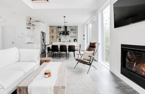 Morin Heights Chalet De Esquí | Propriété de luxe avec spa