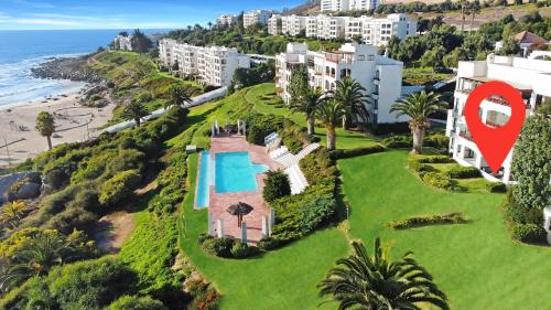 Tongoy Apartamento | Puerto Velero Primera Línea Primer Piso con Jardín, Piscina y Playa! 2pax