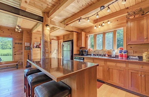 New Plymouth Cabina | Pumpkin Ridge Resort-Lodge-Baño Privado-Vista al campo