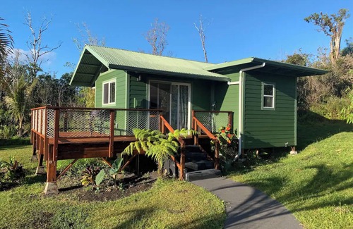 Pahoa Apartamento | Puna Rainforest Hot Spring Retreat - Green Bamboo Cottage