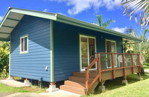 Pahoa Cabaña | Puna Rainforest Retreat Hotspring - Blue Ginger Cottage