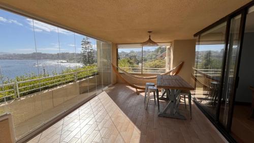 Algarrobo Apartamento | PUNTA FRAILE HAMACA SUITES Frente mar, 140 m2, amplias areas verdes, piscina, hamaca, tranquilidad