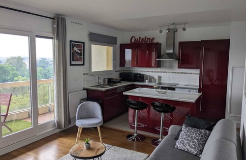 Gambetta Apartamento | Puteaux - Appartement vue Tour Eiffel