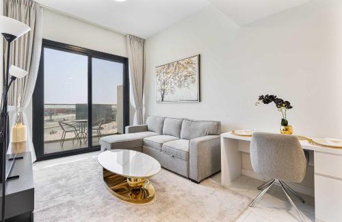 Jebel Ali Apartamento | PVH - Modern 1BR Near Metro - Alexis Tower