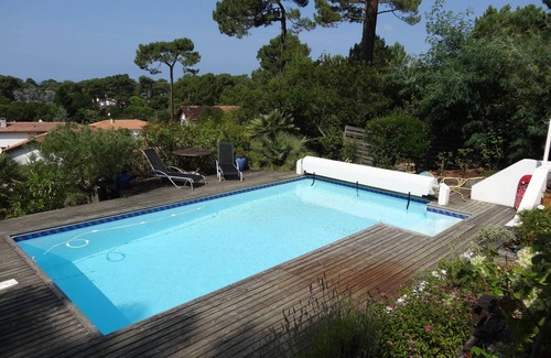 Pyla-sur-Mer Villa | Pyla sur Mer Villa de lujo a 300 m de la playa. Vista al mar Piscina climatizada Bicicletas Bateau Boule