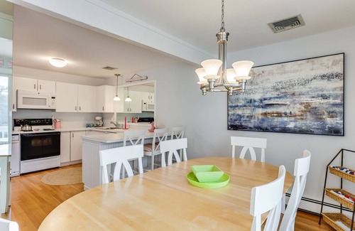 Mashpee Casa | Quaint Beach House with AC, Pool, Hot tub area, Fire Pit, and Ocean Views