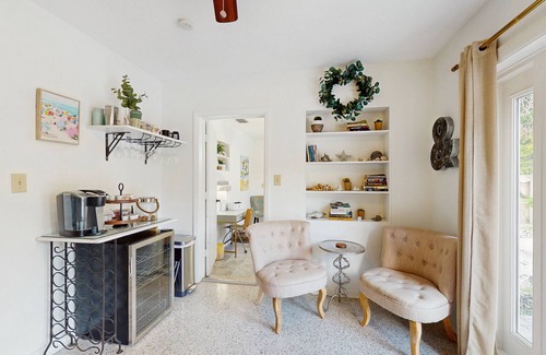 River District Casa | Quaint bungalow with unique swim spa w/hot tub, outdoor shower & enclosed yard