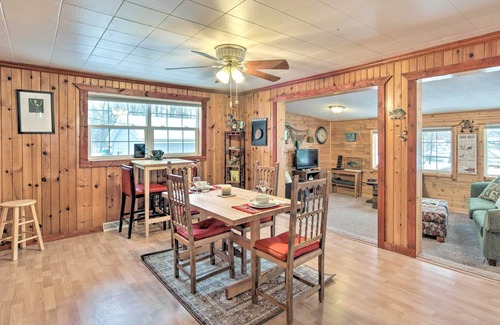 Mikana Cabina | Quaint Mikana Cabin w/ Red Cedar Lake Access!
