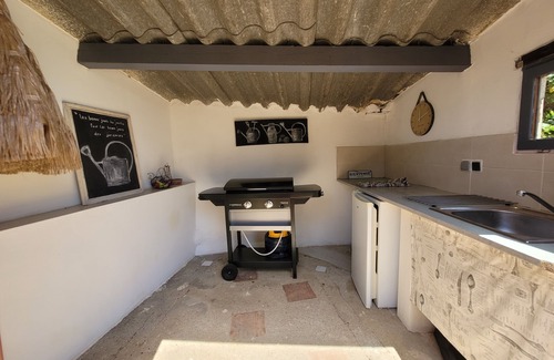 La Caunette Casa | Casa de piedra tranquila con piscina privada en hamlet du minervois