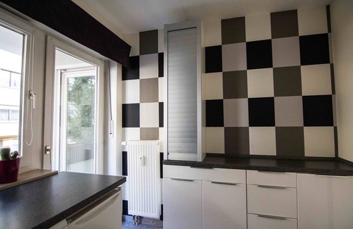 Mitte Apartamento | QuartierMitte 2 habitaciones, cocina, baño, balcón - Saarbrücken City