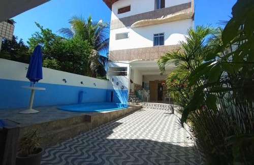 Saubara Apartamento | Quarto 1 triplo café da manhã em Pousada, Praia de Cabuçu BA