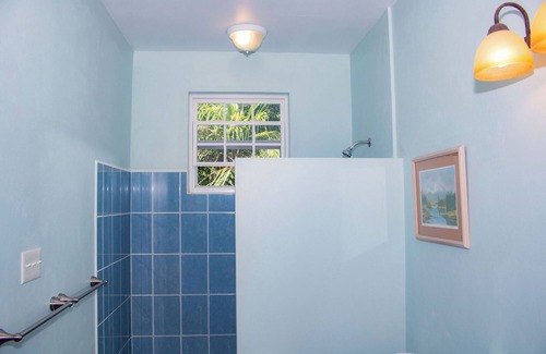 Orchid Bay Cama Y Desayuno | Queen-size bed, with a private bathroom, a walk-in shower and closet.