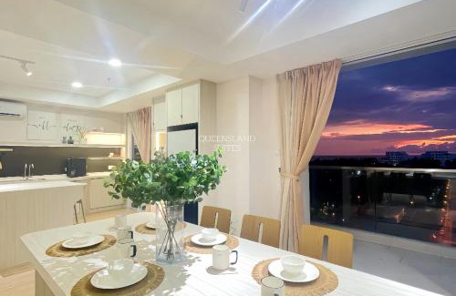 Tanjung Aru Apartamento | QUEENSLAND SUITES at Aru Suites, Kota Kinabalu