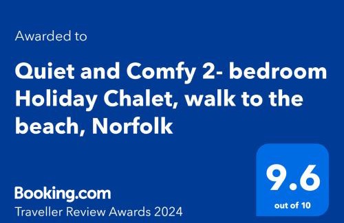 Great Yarmouth Casa | Quiet and Comfy 2- bedroom Holiday Chalet, walk to the beach, Norfolk