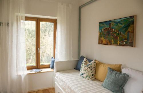 Prevalje Apartamento | Quiet apartment with a terrace on Organic farm