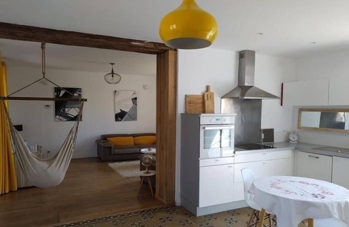 Germonville Cabaña | Casa rural tranquila, 4 habitaciones, terraza privada, sábanas incluidas - Germonville