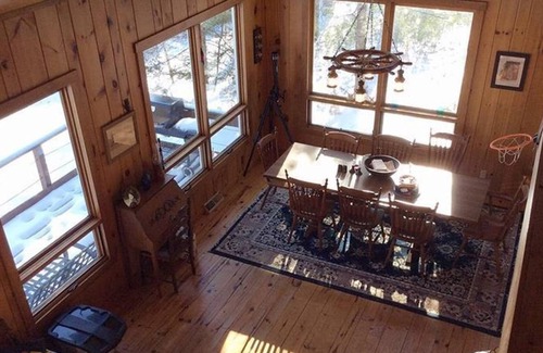 Sweden Casa | casa frente al lago tranquilo con playa privada cerca de Bridgton, ME