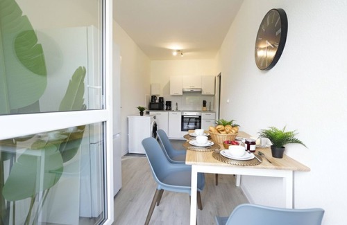 Stadtbezirk West Apartamento | Quiet & modern 2-room apartment for 4 people opposite the park