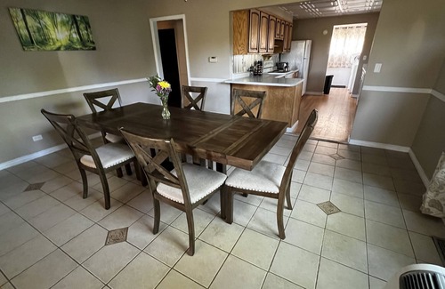 Lander Casa | Quiet neighborhood, relaxing wrap around deck with fire pit. Short walk to town.