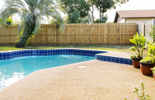 Port Orange Casa | Quiet retreat with private yard and salt water pool near Daytona Shores