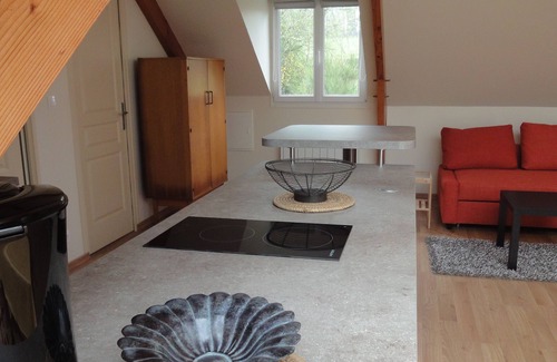 Monts-en-Bessin Apartamento | Estudio tranquilo en el campo cerca de Caen